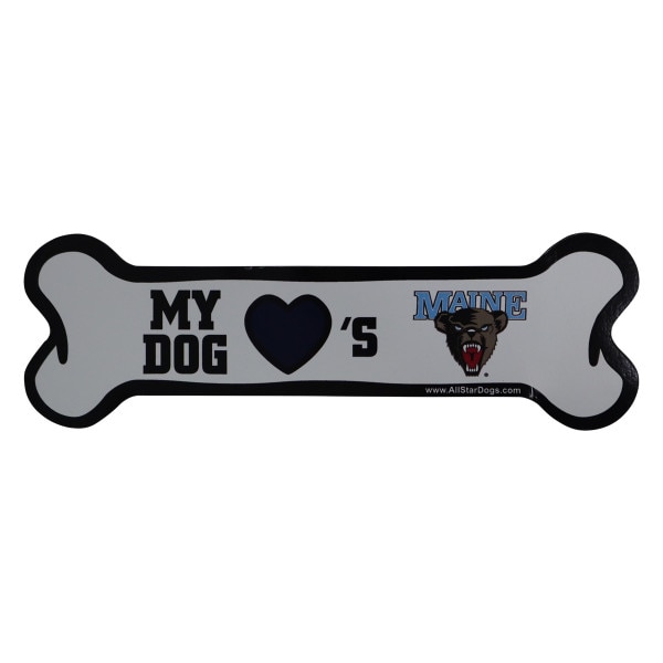 My Dog Loves Maine Black Bear Car Magnet